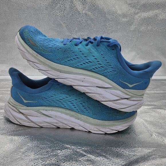 Men\'s Hoka Clifton 8 Running Sneaker Blue Size 10.5 main image 6
